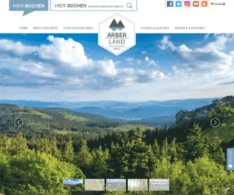 Arberland-Bayerischer-Wald.de(Urlaub im ARBERLAND BAYERISCHER WALD) Screenshot