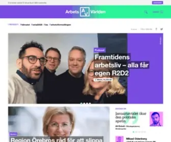 Arbetsvarlden.se Screenshot