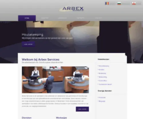 Arbexservices.nl(Arbex Services) Screenshot