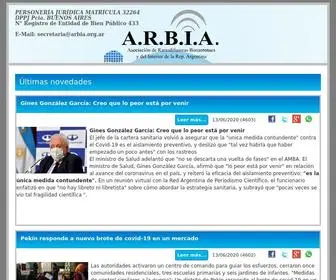 Arbia.org(ASOCIACIÓN DE RADIODIFUSORAS) Screenshot