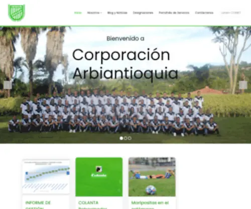 Arbiantioquia.org(Corporación de Arbitros Antioqueños) Screenshot