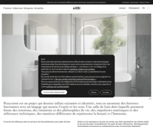 Arbiarredobagno.fr(Arbi Arredobagno) Screenshot