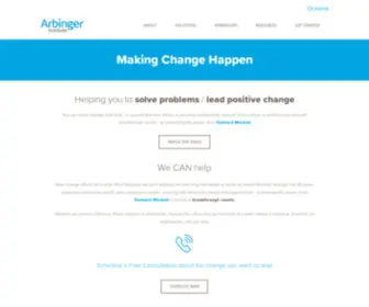 Arbinger-Oceania.com(We change mindset) Screenshot