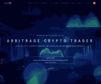 Arbitragect.com(Arbitrage Crypto Trader) Screenshot