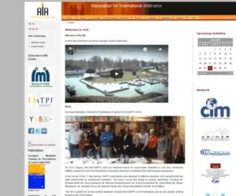 Arbitration-ADR.org(Association for International Arbitration) Screenshot