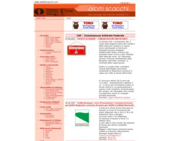 Arbitriscacchi.com(Settore Arbitrale) Screenshot