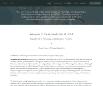 Arboledalab.org(ARBOLEDA LAB at UCLA) Screenshot