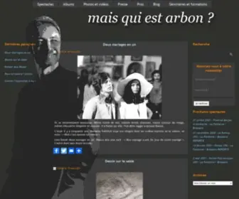 Arbon.website(Loin du monde et du bruit) Screenshot