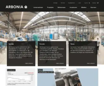 Arbonia.com(Arbonia) Screenshot