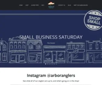 Arboranglers.com(Boulder Fly Shop) Screenshot