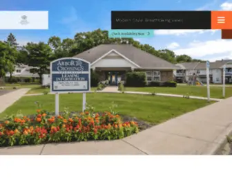 Arborcrossingsapartments.com(Arbor Crossings) Screenshot