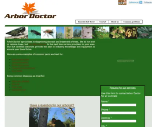Arbordoctor.net(Arbor Doctor) Screenshot