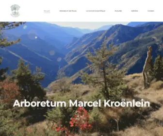 Arboretum-Roure.org(Arboretum Roure Alpes Maritimes France) Screenshot