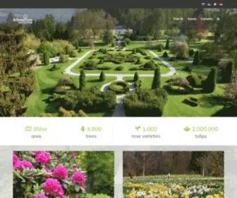 Arboretum.si(Arboretum Volčji Potok) Screenshot