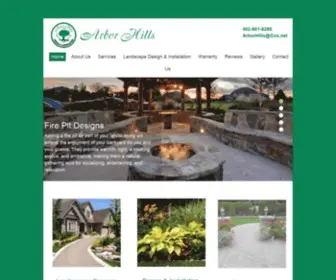 Arborhilllandscaping.com(Arbor Hills Landscaping Services Omaha & Elkhorn) Screenshot