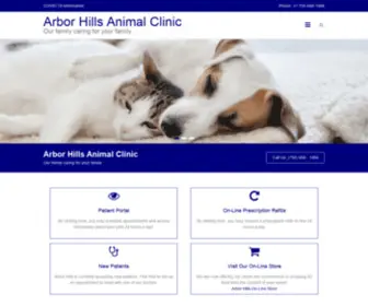 Arborhillsvet.com(Our family caring for your family) Screenshot