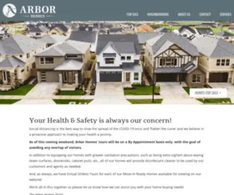 Arborhomes.com(Home Builders in Bethany OR) Screenshot