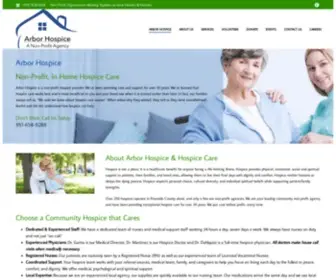 Arborhospicecare.org(VNAcare Hospice Care Ontario) Screenshot