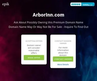 Arborinn.com(Domain Name May Be For Sale or Lease) Screenshot