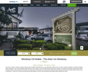 Arborinnmonterey.com(Arbor Inn Monterey) Screenshot