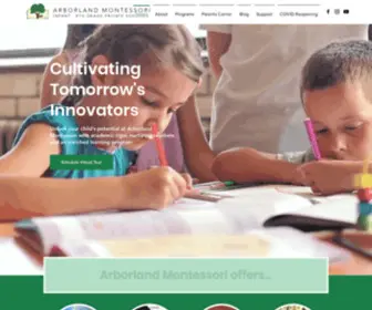 Arborland.com(Arborland Montessori Schools) Screenshot