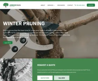 Arbormantreecare.ca(Top Rated Tree Service in Edmonton) Screenshot