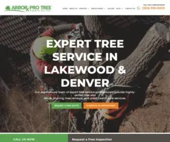 Arborprotree.com(#1 Tree Service) Screenshot