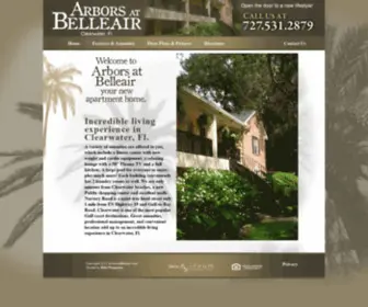 Arborsatbelleair.com(Arbors at Belleair) Screenshot