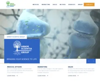 Arborscientiagroup.com(Arbor Scientia Medical Group) Screenshot