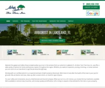 Arbortech-Treecare.com(Arbor Tech Tree Care inc) Screenshot