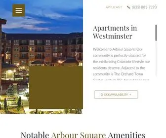 Arboursquareapartments.com(Arbour Square) Screenshot