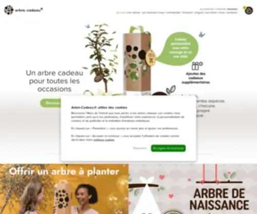 Arbre-Cadeau.fr(Offrir un arbre à planter) Screenshot