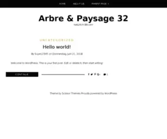 Arbre-ET-Paysage32.com(Arbre & Paysage 32) Screenshot