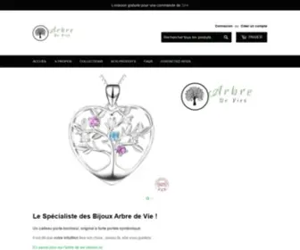 Arbredevies.com(Bijoux arbre de vie sous toutes ses déclinaison) Screenshot