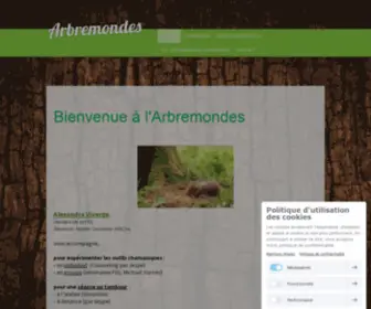 Arbremondes.com(Chamanisme, Alexandra Viverge, stages FSS, séances indiv., Paris) Screenshot