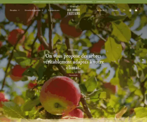 Arbres-Fruitiers.ca(Pépinière) Screenshot