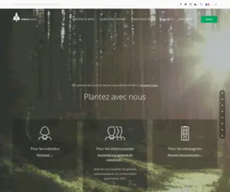 Arbrescanada.ca(Tree Canada) Screenshot