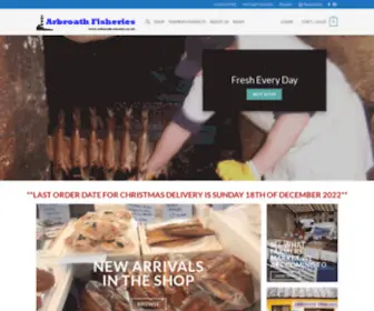 Arbroath-Smokie.co.uk(Arbroath Smokie Smokies Hot Smoked Salmon Trout) Screenshot