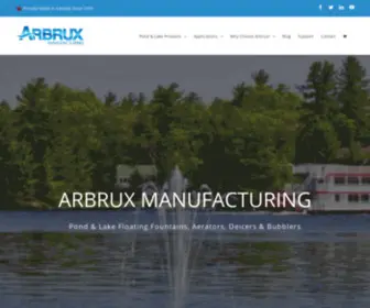 Arbrux.com(Arbrux Manufacturing) Screenshot