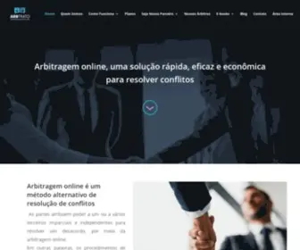 Arbtrato.com.br(Arbitragem Online De Conflitos Jurídicos) Screenshot