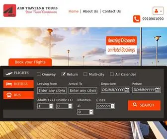 Arbtravels.com(ARB TRAVEL AND TOURS) Screenshot