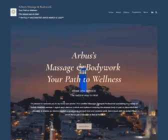 Arbusmassage.com(Arbus’s Massage & Bodywork) Screenshot