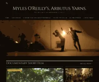 Arbutusyarns.net(The films of music documentarian Myles O'Reilly) Screenshot