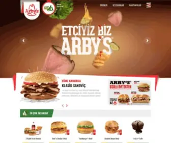 Arbys.com.tr(Arby's Sandviç ve Diğer Tüm Arby's Ürünleri) Screenshot
