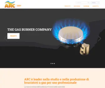 ARC-Gas.it(Bruciatori a gas per cucine professionali) Screenshot