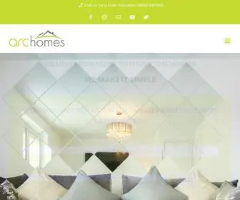 ARC-Homes.net(Arc Homes Estate Agents) Screenshot