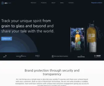 ARC-Net.io(Brand Protection and Security through Transparency) Screenshot