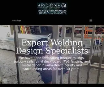 ARC-Onewelding.com(Arc-One Welding Fabrication) Screenshot