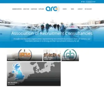 ARC-Org.net(The Association of Recruitment Consultancies (ARC)) Screenshot