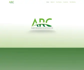 ARC-Sustainability.com(ALBA Research & Consulting) Screenshot